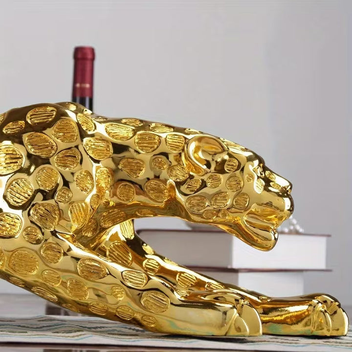 Otis - Glossy Panther Sculpture
