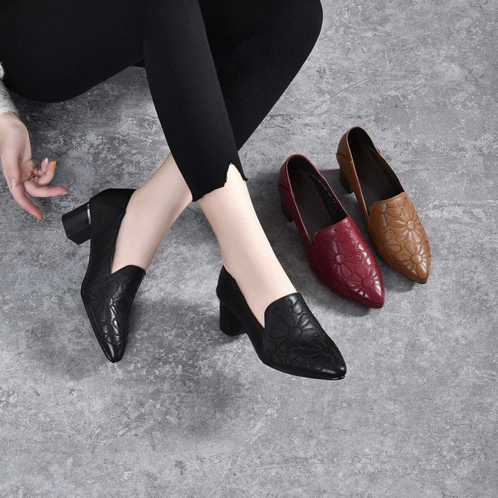 Presley - Sleek Leather Sandals