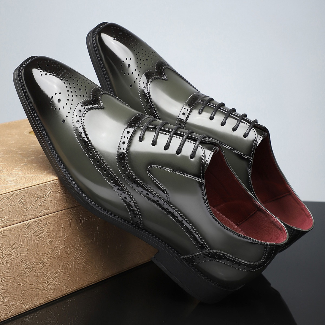 Theo - Polished Leather Oxford