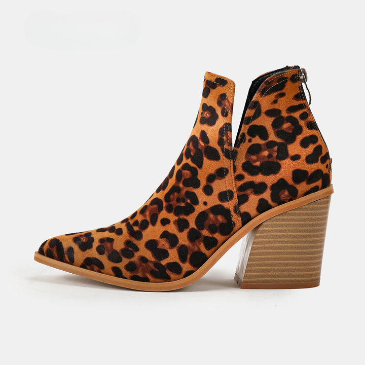 Quiana - Sleek Velvet Ankle Boot