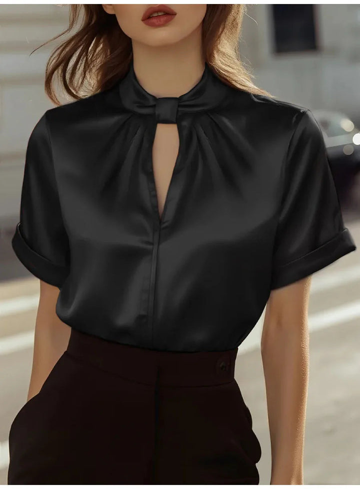 Xiomara - Silky Elegant Blouse
