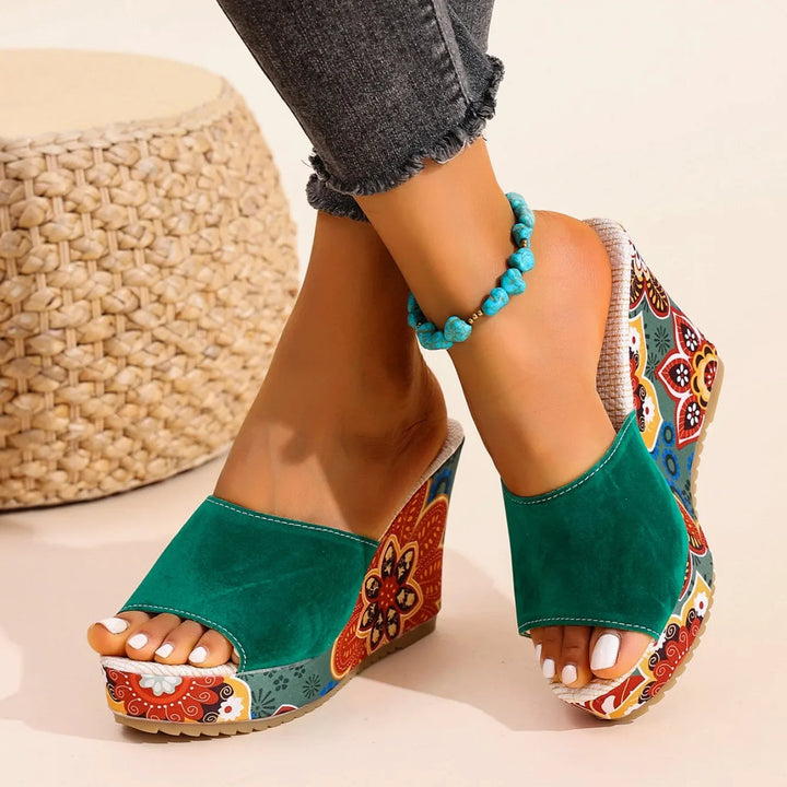 Esme - Vibrant Velvet Sandal