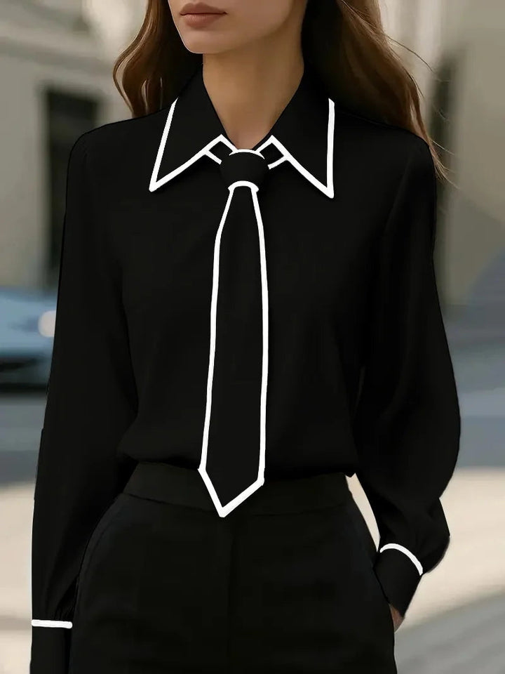 Inez - Chic Silk Blouse