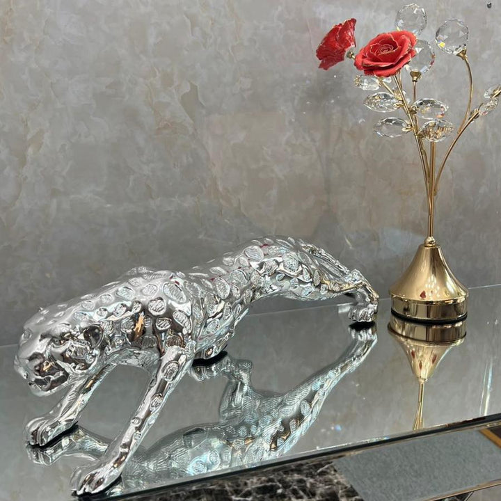Otis - Glossy Panther Sculpture