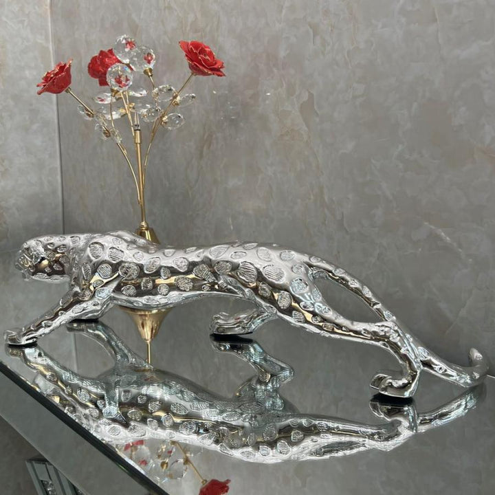 Otis - Glossy Panther Sculpture
