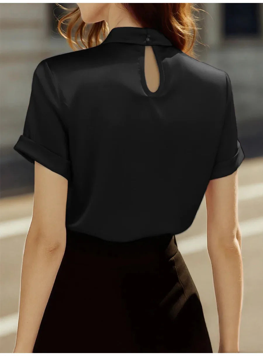 Xiomara - Silky Elegant Blouse