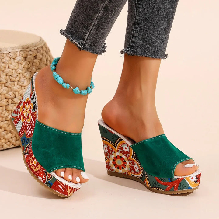 Esme - Vibrant Velvet Sandal