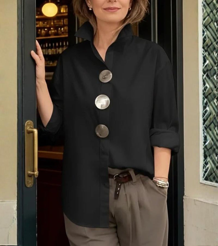 Freya - Chic Linen Blouse