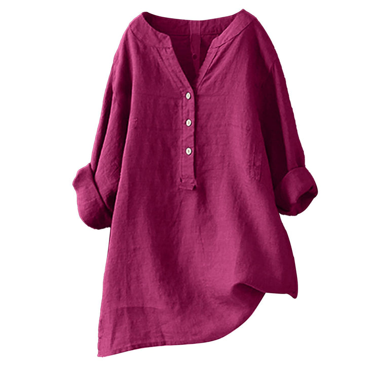Luna - Relaxed Cotton Blouse