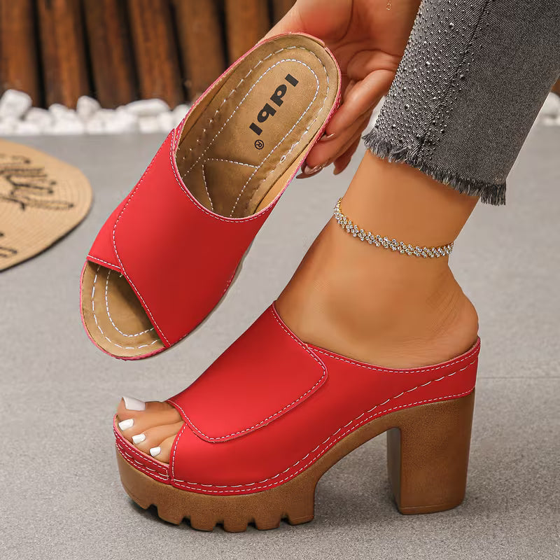 Kayla - Chic Block Heeled Sandal