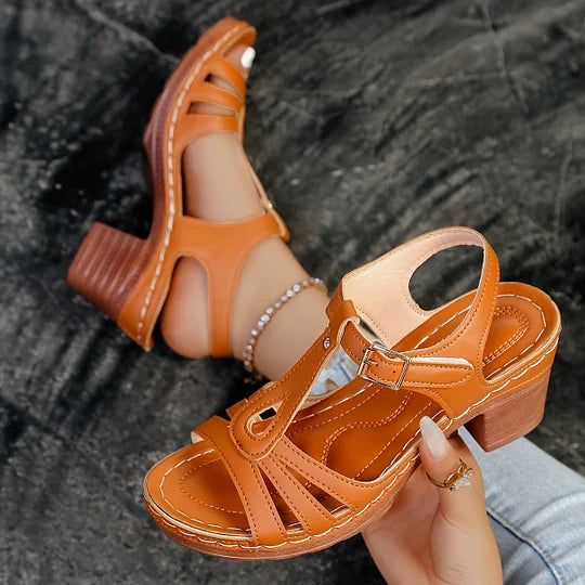 Ida - Chic Leather Sandals