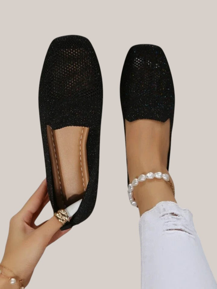 Yelena - Breezy Knit Flats