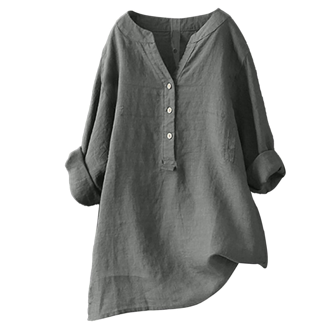 Luna - Relaxed Cotton Blouse