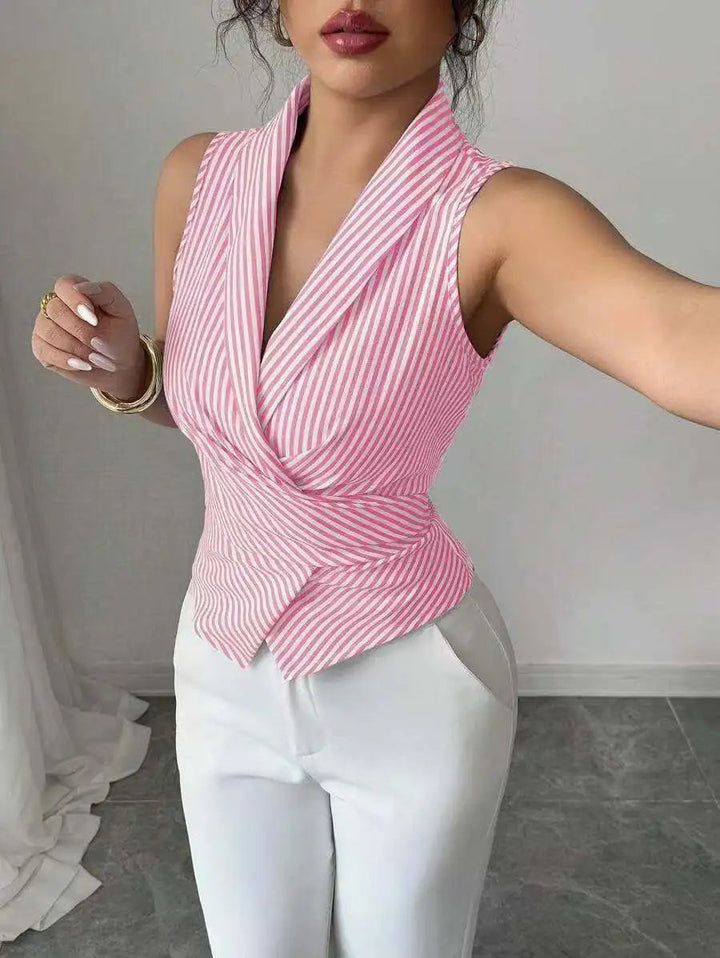 Joanna - Smooth Satin Blouse