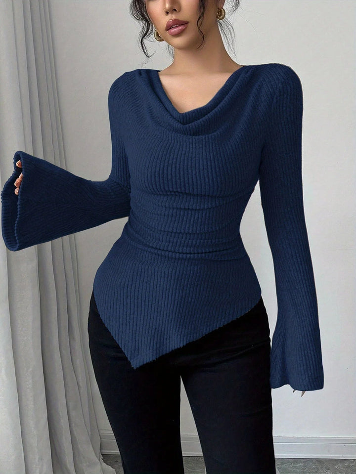 Zaylee - Textured Ribbed Blouse