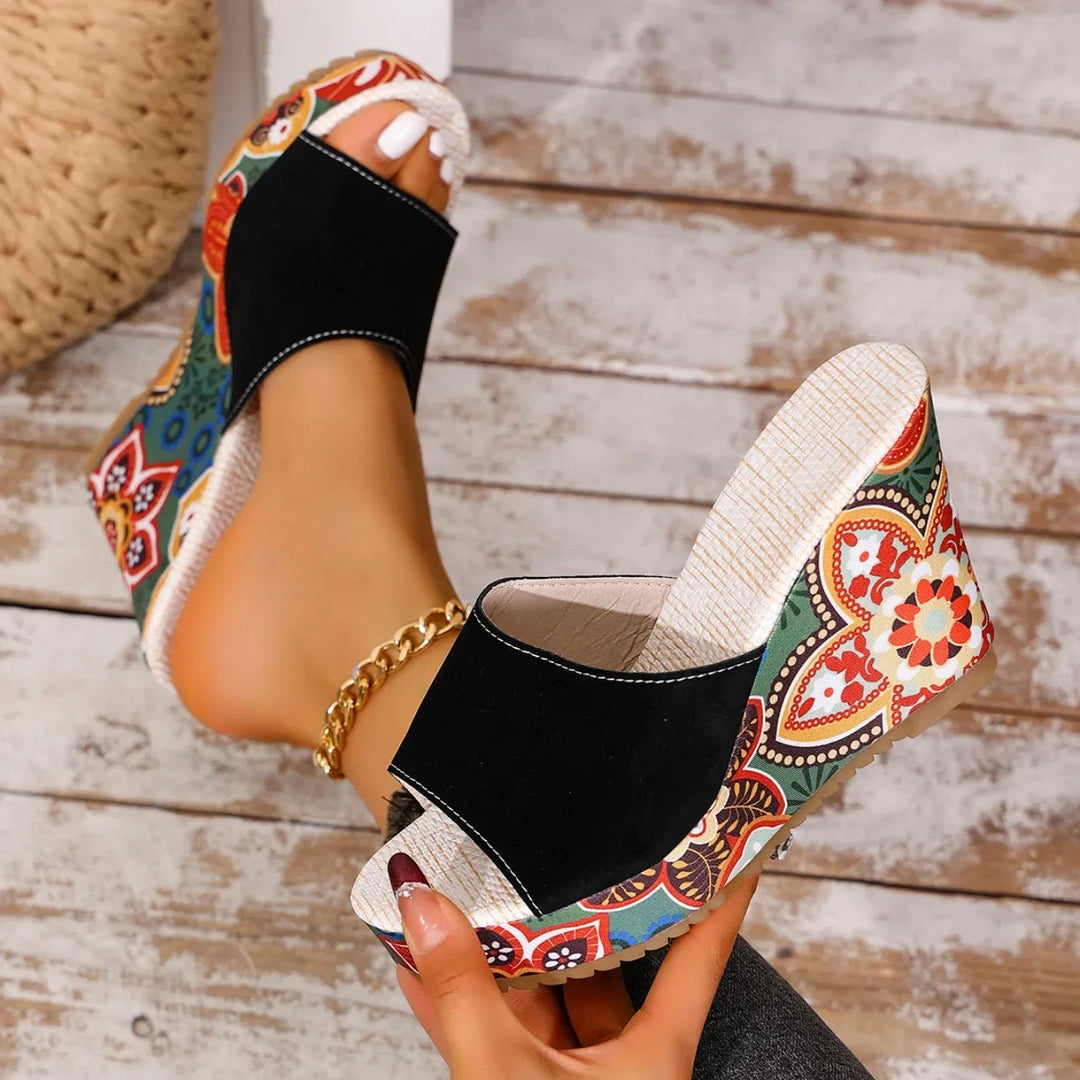 Esme - Vibrant Velvet Sandal