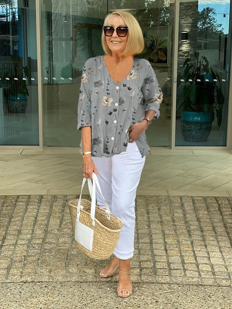 Ingrid - Soft Floral Blouse