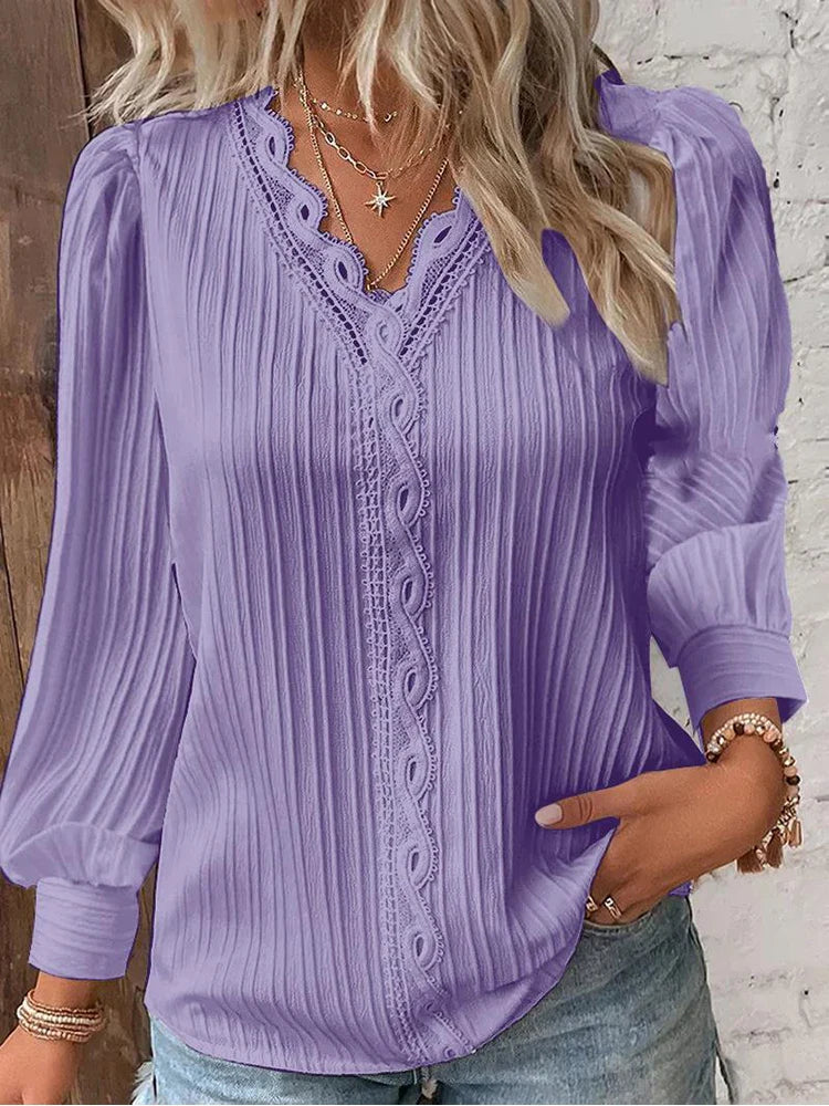 Rhea - Elegant Chiffon Blouse