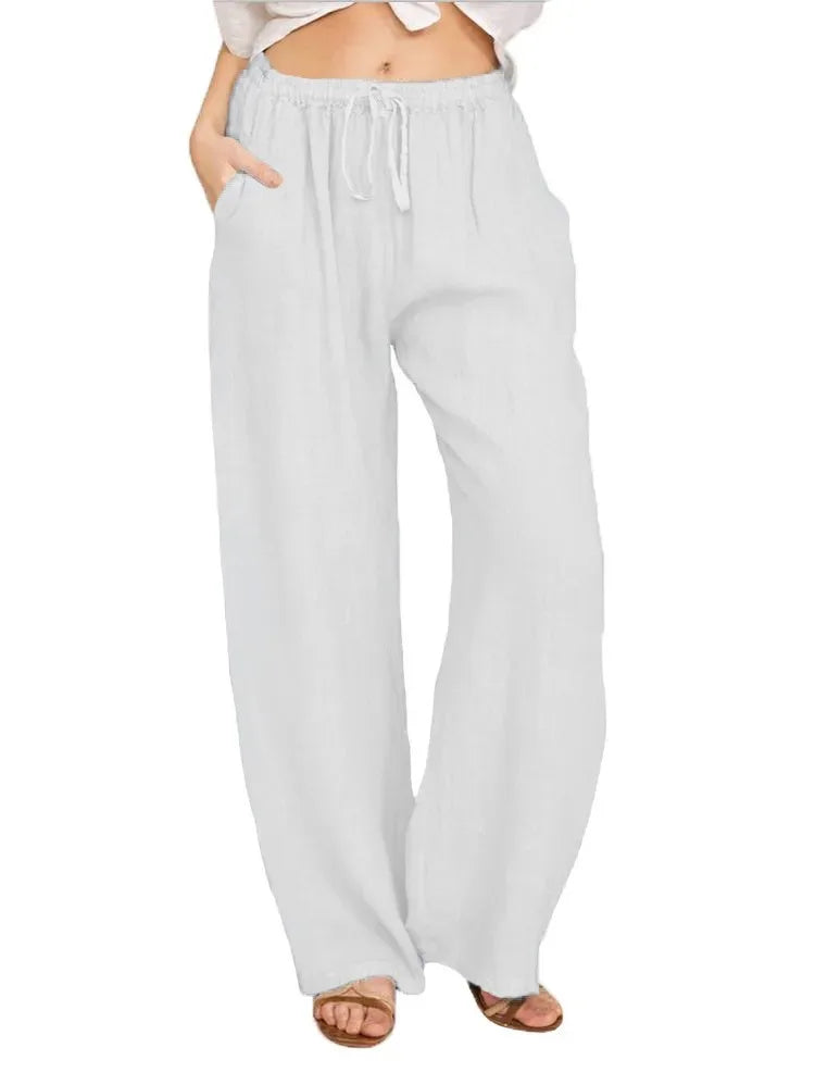 Natalie - Breezy Linen Pants