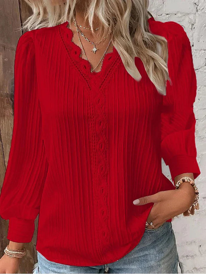 Rhea - Elegant Chiffon Blouse