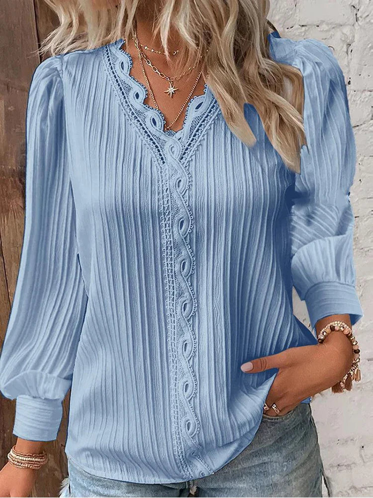 Rhea - Elegant Chiffon Blouse