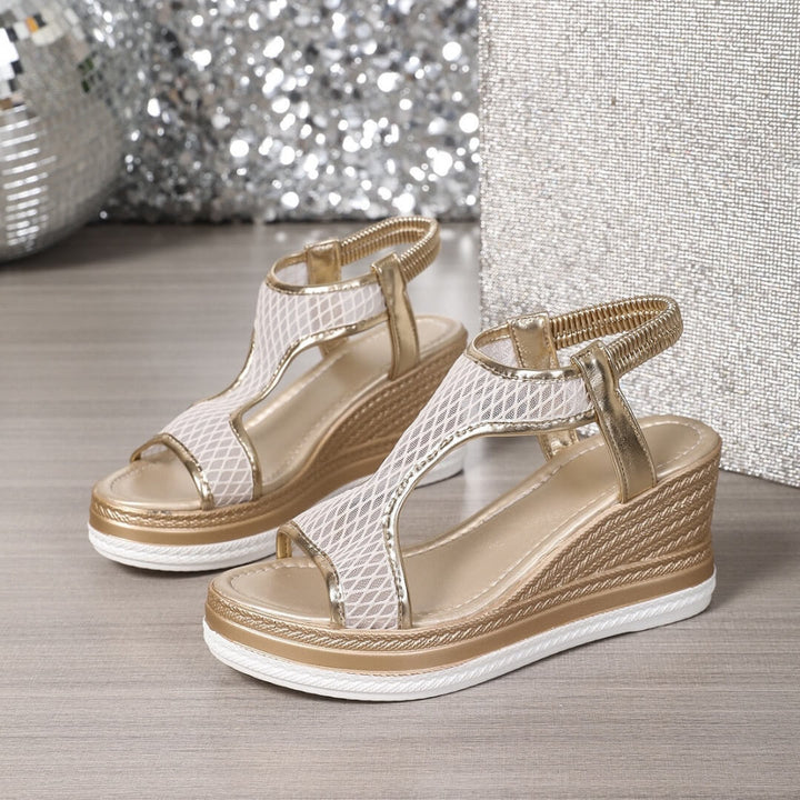 Yasmine - Elegant Wedge Sandals