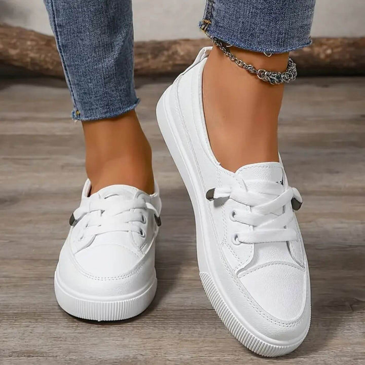 Ella - Smooth Slip-On Sneakers