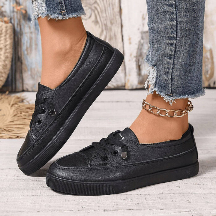 Ella - Smooth Slip-On Sneakers