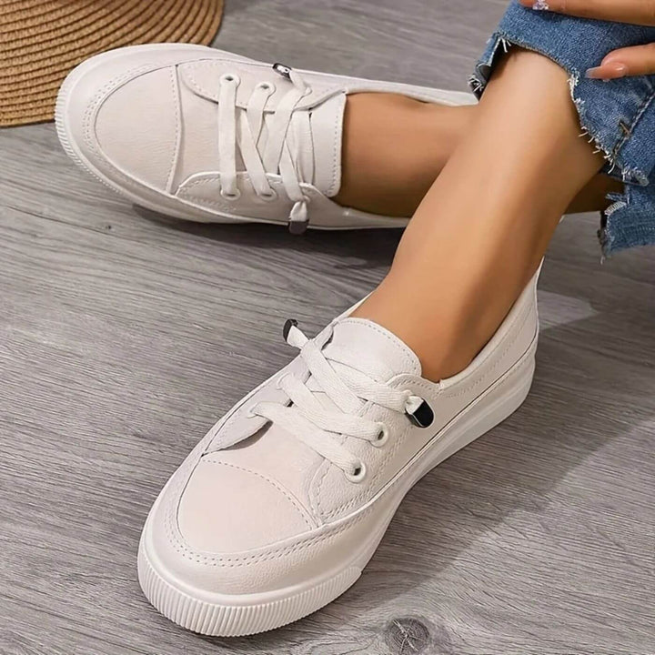 Ella - Smooth Slip-On Sneakers