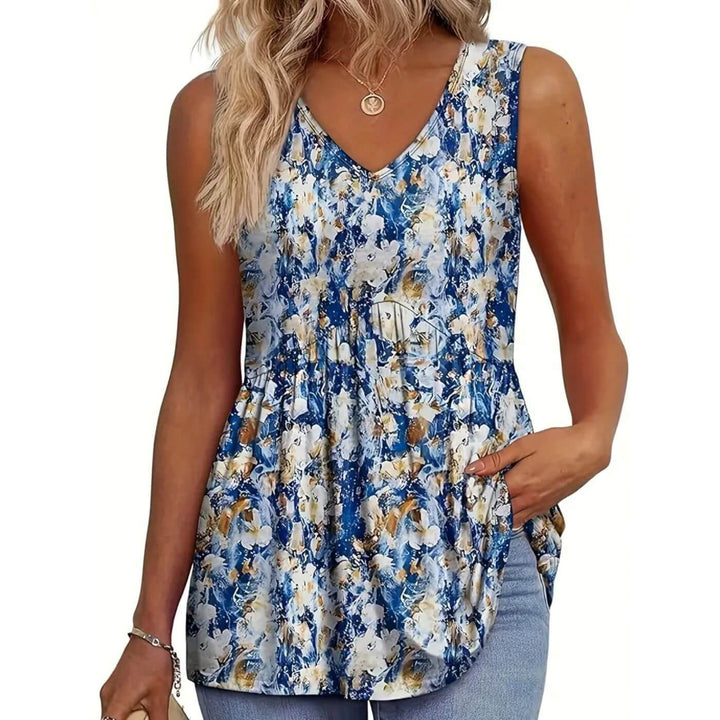 Tina - Flowing Textured Blouse