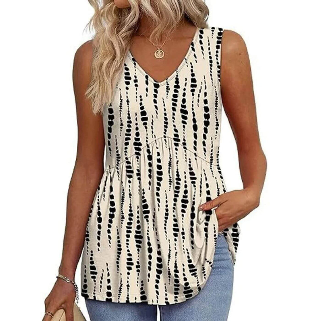 Tina - Flowing Textured Blouse