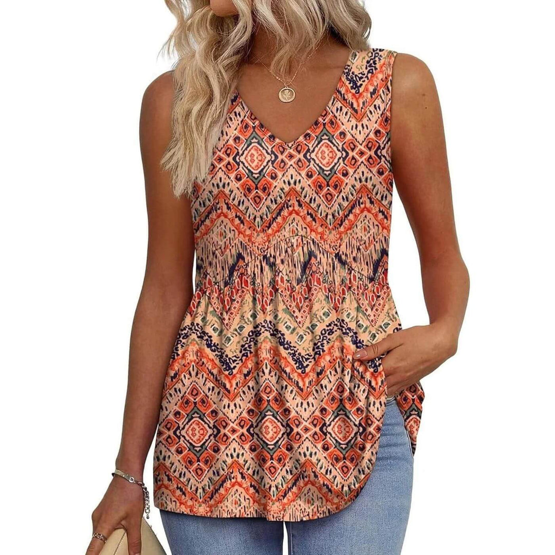 Tina - Flowing Textured Blouse
