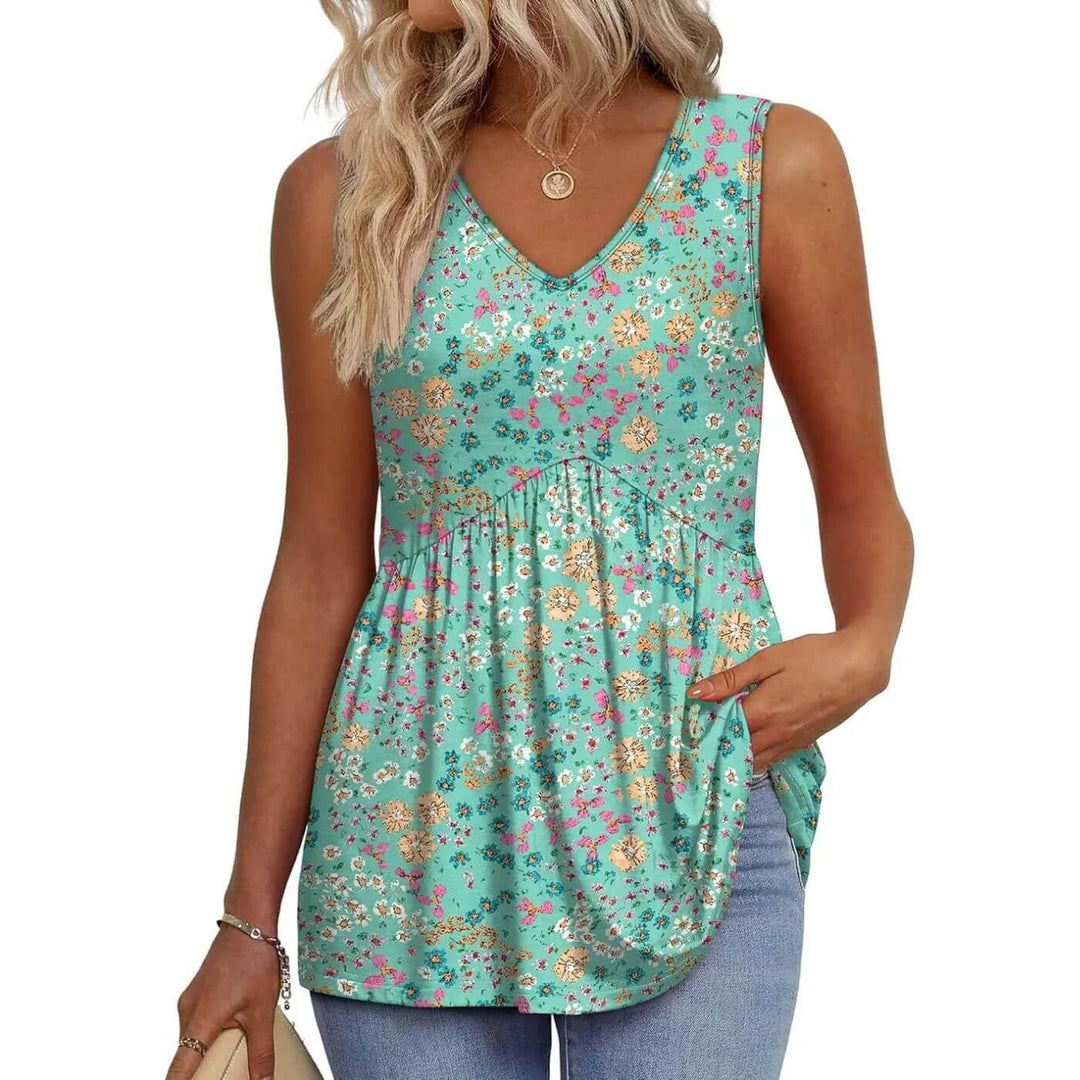 Tina - Flowing Textured Blouse