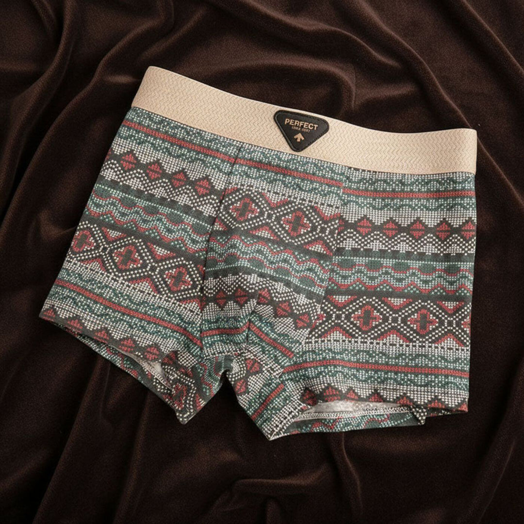Nelson - Soft Patterned Boxers Set