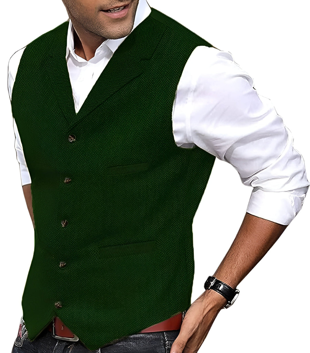 Presley - Tailored Texture Vest