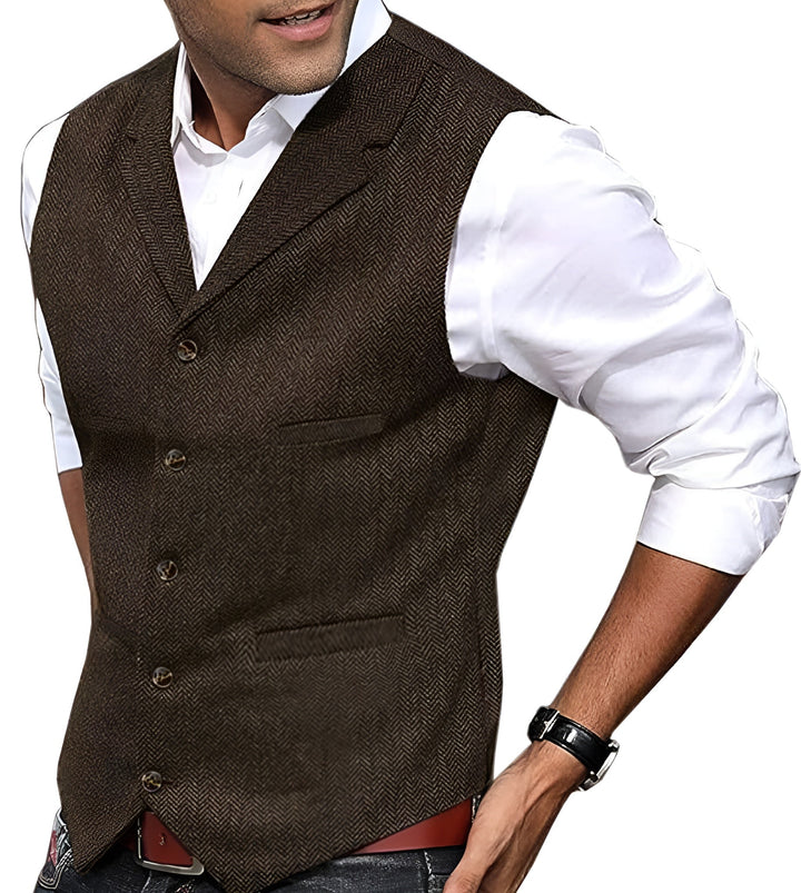 Presley - Tailored Texture Vest