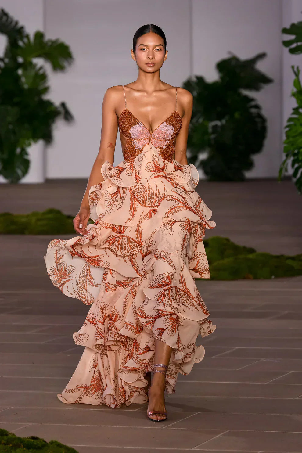 Natalie - Ethereal Ruffled Gown