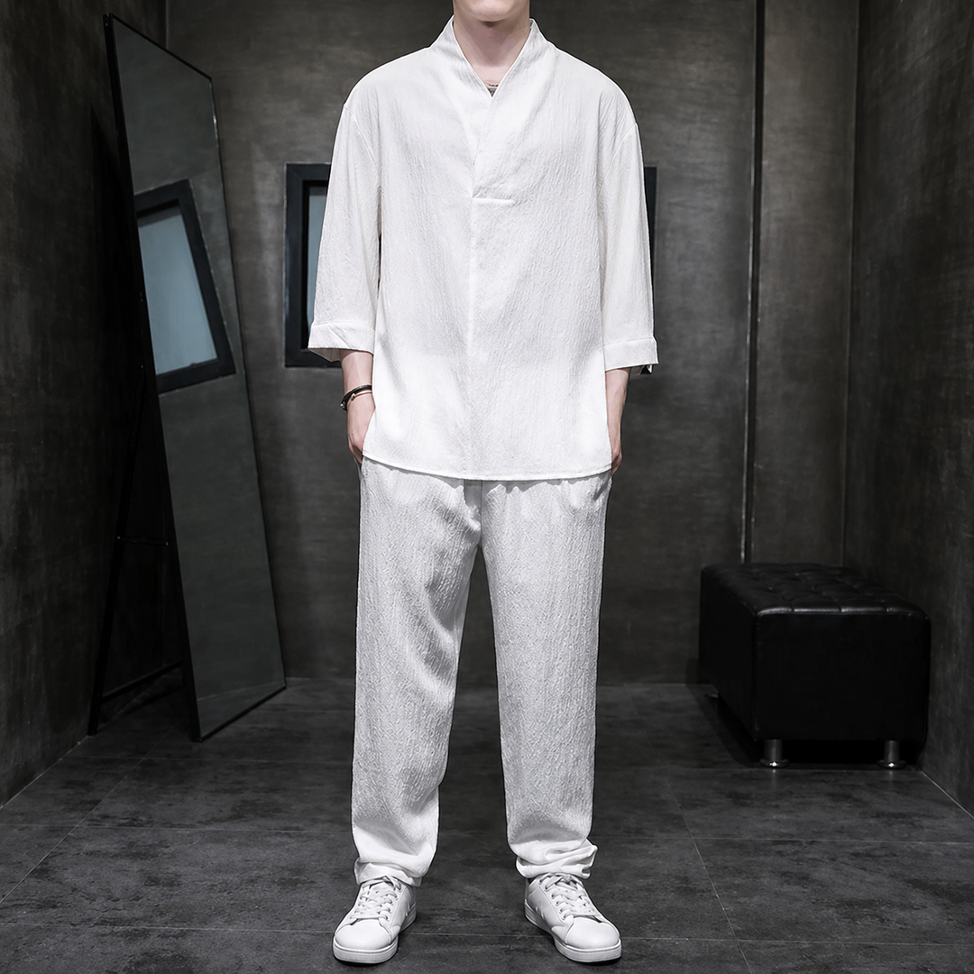 Frederick - Relaxed Textured Shirt Set
