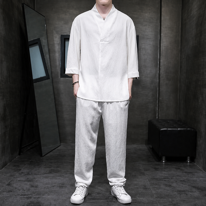 Frederick - Relaxed Textured Shirt Set
