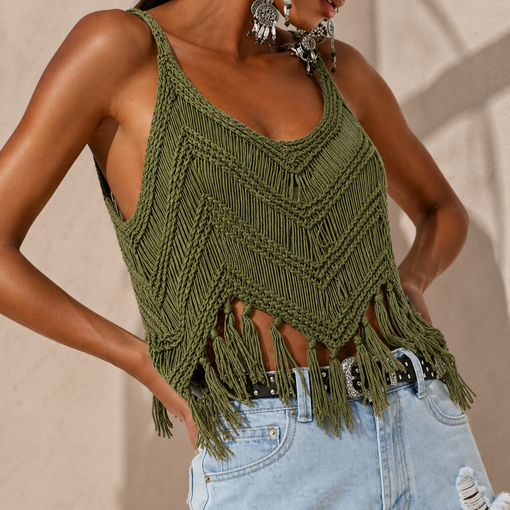 Denise - Breezy Crochet Blouse