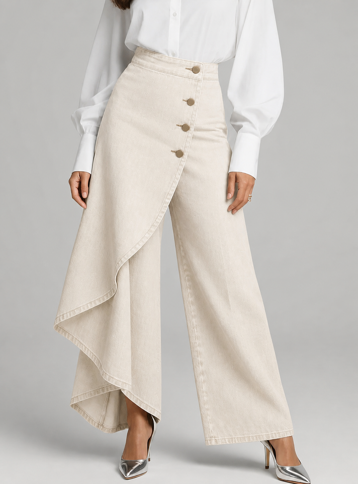 Ulani - Chic Denim Trousers