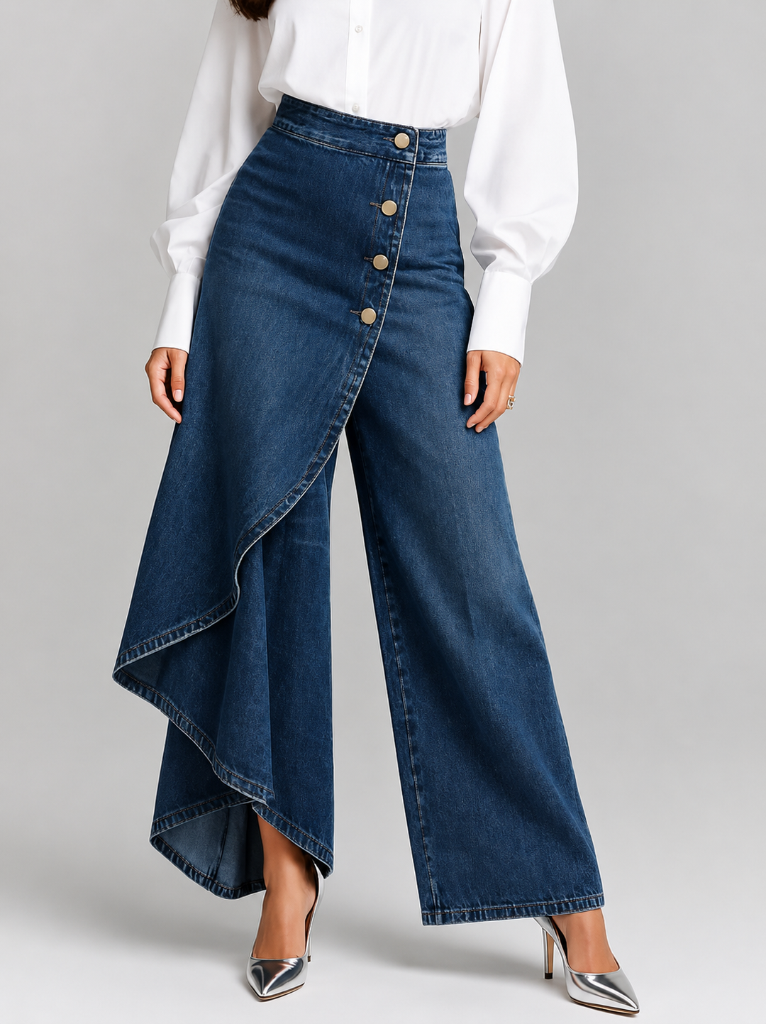 Ulani - Chic Denim Trousers