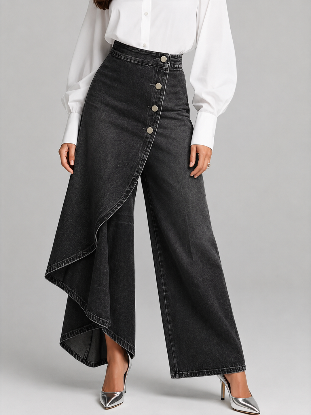 Ulani - Chic Denim Trousers