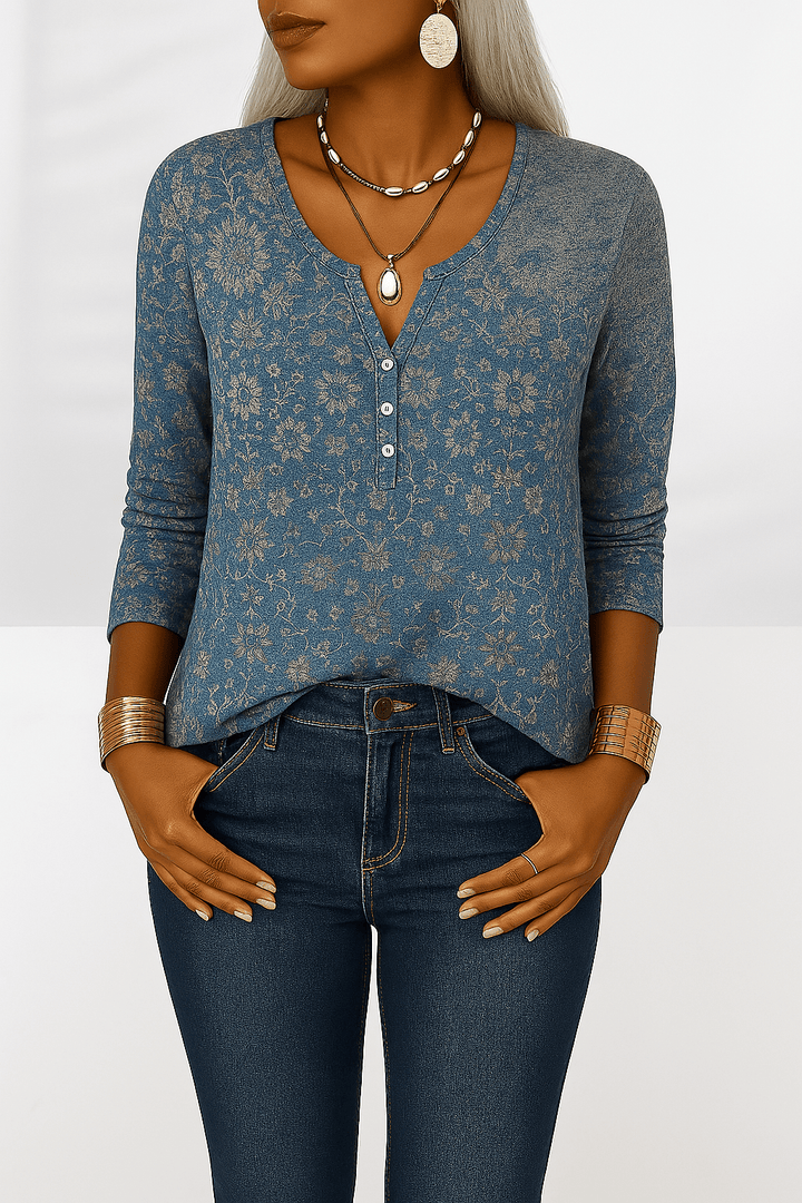 Jean - Soft Floral Blouse
