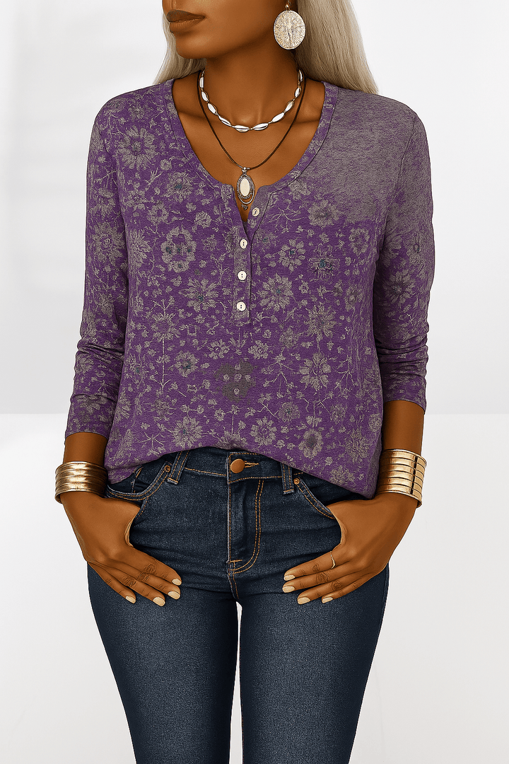 Jean - Soft Floral Blouse