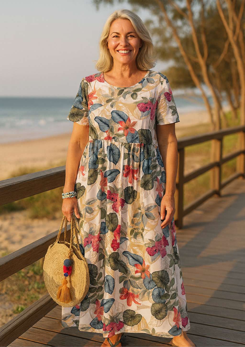 Olivia - Dreamy Floral Maxi Dress