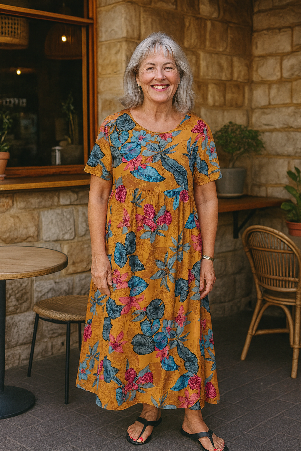 Olivia - Dreamy Floral Maxi Dress