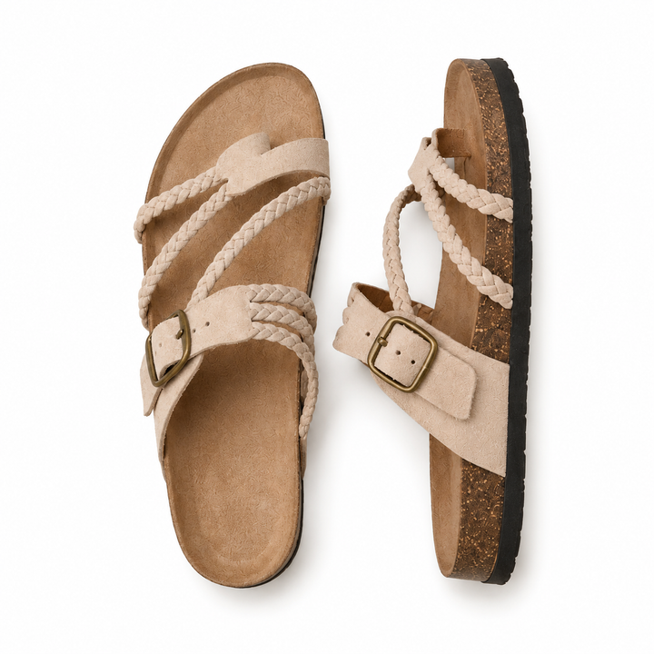 Xandra - Relaxed Cork Sandal