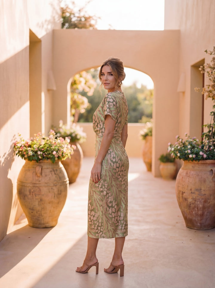 Indira - Silky Viscose Dress