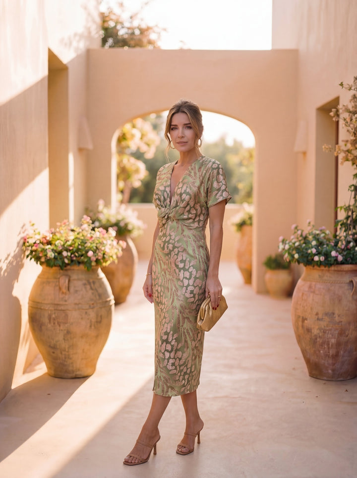 Indira - Silky Viscose Dress